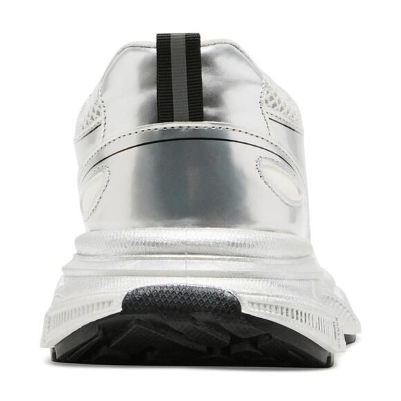 Madden Girl Women's Playy Chunky Lace-Up Sneakers, Silver, 8M/38.5EU - Picture 3 of 5